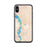 Custom iPhone X/XS Talkeetna Alaska Map Phone Case in Watercolor