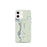 Custom iPhone 12 mini Talkeetna Alaska Map Phone Case in Woodblock