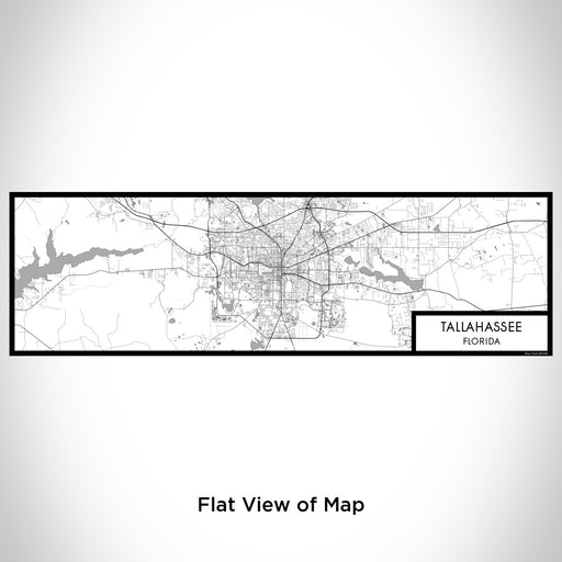 Flat View of Map Custom Tallahassee Florida Map Enamel Mug in Classic