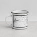 Left View Custom Tallahassee Florida Map Enamel Mug in Classic