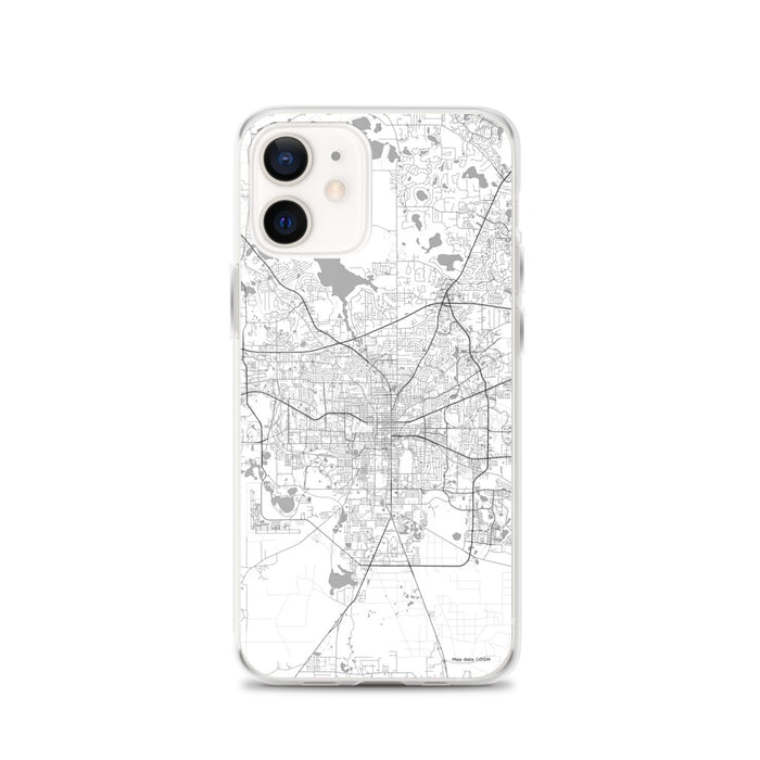 Custom Tallahassee Florida Map iPhone 12 Phone Case in Classic