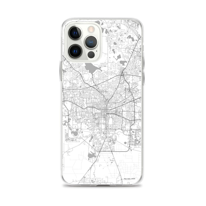 Custom Tallahassee Florida Map iPhone 12 Pro Max Phone Case in Classic