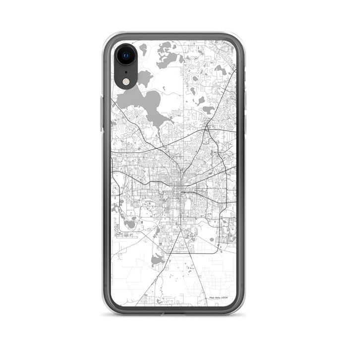 Custom Tallahassee Florida Map Phone Case in Classic
