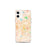 Custom Tallahassee Florida Map iPhone 12 mini Phone Case in Watercolor