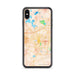 Custom Tallahassee Florida Map Phone Case in Watercolor