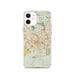 Custom Tallahassee Florida Map iPhone 12 Phone Case in Woodblock