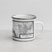 Right View Custom Tallulah Falls Georgia Map Enamel Mug in Classic