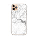 Custom iPhone 11 Pro Max Tallulah Falls Georgia Map Phone Case in Classic