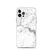 Custom iPhone 12 Pro Tallulah Falls Georgia Map Phone Case in Classic