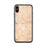 Custom iPhone X/XS Tallulah Falls Georgia Map Phone Case in Watercolor
