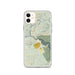 Custom iPhone 11 Tallulah Falls Georgia Map Phone Case in Woodblock