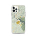 Custom iPhone 12 Pro Tallulah Falls Georgia Map Phone Case in Woodblock