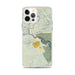 Custom iPhone 12 Pro Max Tallulah Falls Georgia Map Phone Case in Woodblock