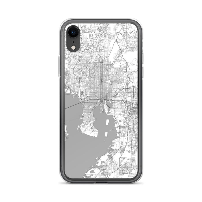 Custom Tampa Florida Map Phone Case in Classic
