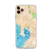 Custom Tampa Florida Map Phone Case in Watercolor