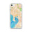 Custom Tampa Florida Map iPhone SE Phone Case in Watercolor