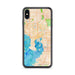 Custom Tampa Florida Map Phone Case in Watercolor