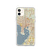 Custom Tampa Florida Map Phone Case in Woodblock