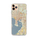 Custom Tampa Florida Map Phone Case in Woodblock