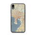 Custom Tampa Florida Map Phone Case in Woodblock