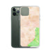 Custom Taos New Mexico Map Phone Case in Watercolor