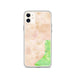 Custom iPhone 11 Taos New Mexico Map Phone Case in Watercolor