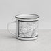 Left View Custom Taylor Michigan Map Enamel Mug in Classic