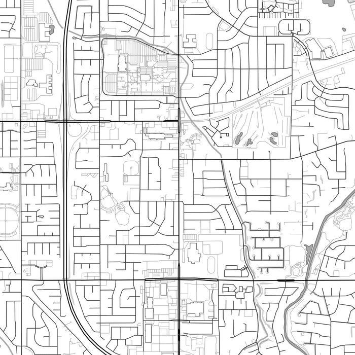 Taylorsville Utah Map Print in Classic Style Zoomed In Close Up Showing Details