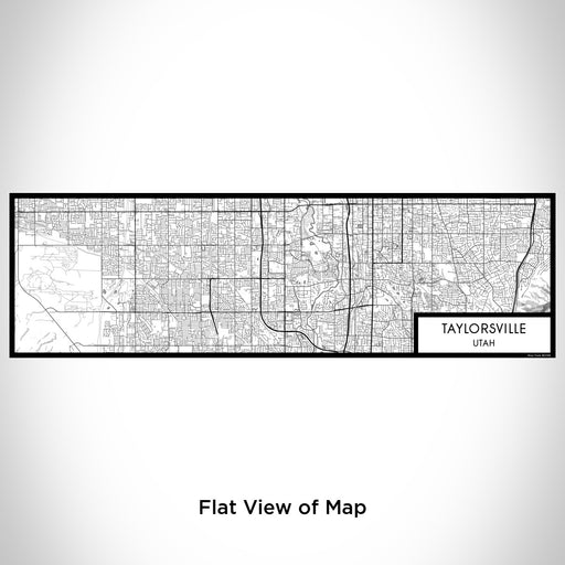 Flat View of Map Custom Taylorsville Utah Map Enamel Mug in Classic