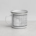 Left View Custom Taylorsville Utah Map Enamel Mug in Classic