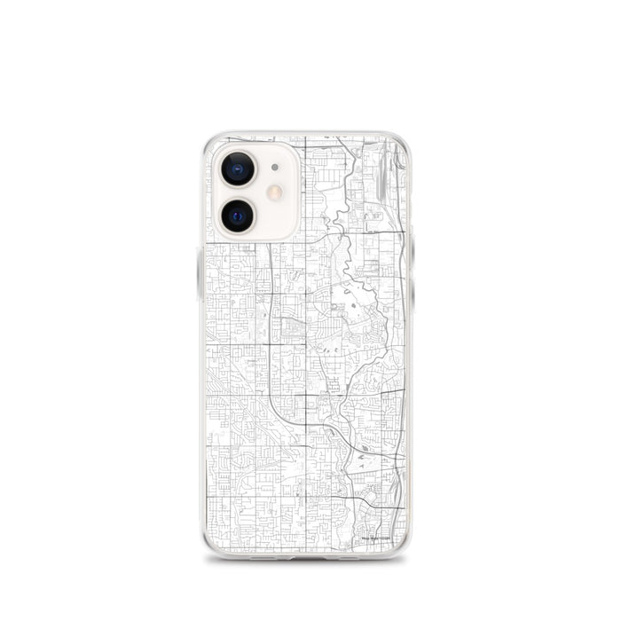 Custom Taylorsville Utah Map iPhone 12 mini Phone Case in Classic