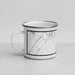 Left View Custom Tellico Village Tennessee Map Enamel Mug in Classic