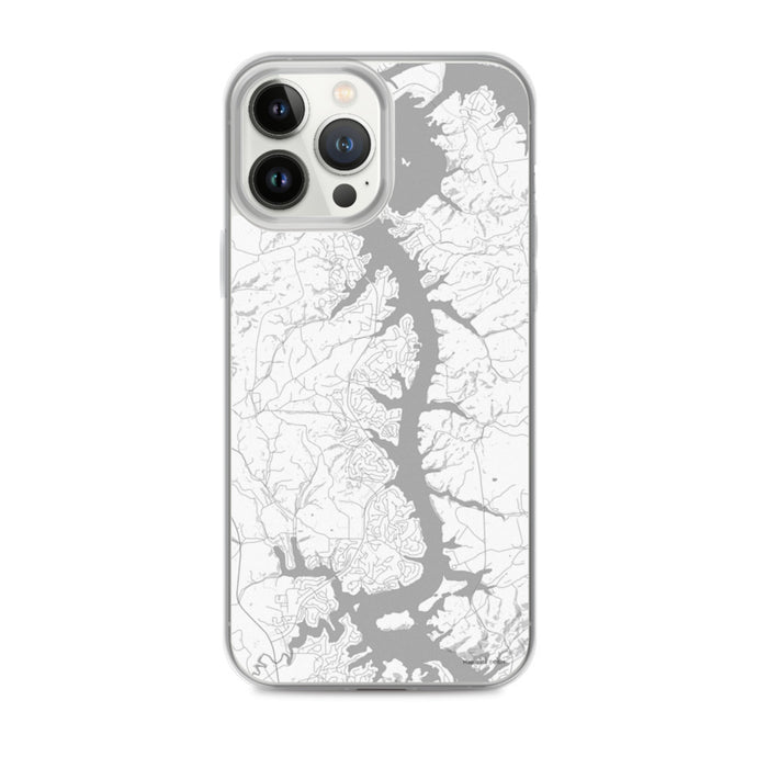 Custom iPhone 13 Pro Max Tellico Village Tennessee Map Phone Case in Classic