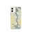 Custom iPhone 12 mini Tellico Village Tennessee Map Phone Case in Woodblock