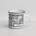 Right View Custom Telluride Colorado Map Enamel Mug in Classic