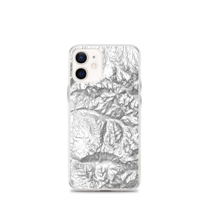Custom Telluride Colorado Map iPhone 12 mini Phone Case in Classic