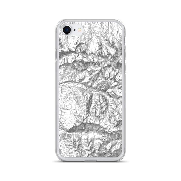 Custom Telluride Colorado Map iPhone SE Phone Case in Classic
