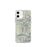 Custom Telluride Colorado Map iPhone 12 mini Phone Case in Woodblock