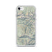 Custom Telluride Colorado Map iPhone SE Phone Case in Woodblock