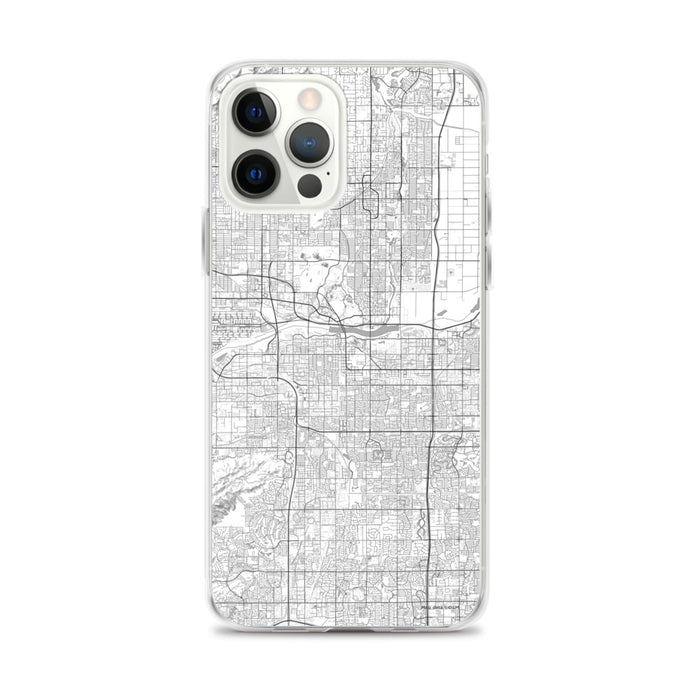Custom Tempe Arizona Map iPhone 12 Pro Max Phone Case in Classic