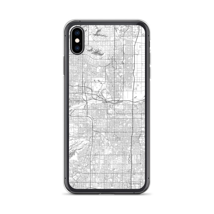 Custom Tempe Arizona Map Phone Case in Classic