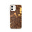 Custom Tempe Arizona Map iPhone 12 Phone Case in Ember