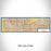 Flat View of Map Custom Tempe Arizona Map Enamel Mug in Woodblock