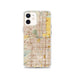 Custom Tempe Arizona Map iPhone 12 Phone Case in Woodblock