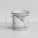 Left View Custom Temple Texas Map Enamel Mug in Classic
