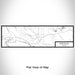 Flat View of Map Custom Terlingua Texas Map Enamel Mug in Classic