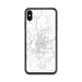 Custom Terre Haute Indiana Map Phone Case in Classic