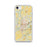 Custom Terre Haute Indiana Map iPhone SE Phone Case in Woodblock