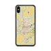 Custom Terre Haute Indiana Map Phone Case in Woodblock
