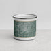 Front View Custom Texarkana Texas Map Enamel Mug in Afternoon